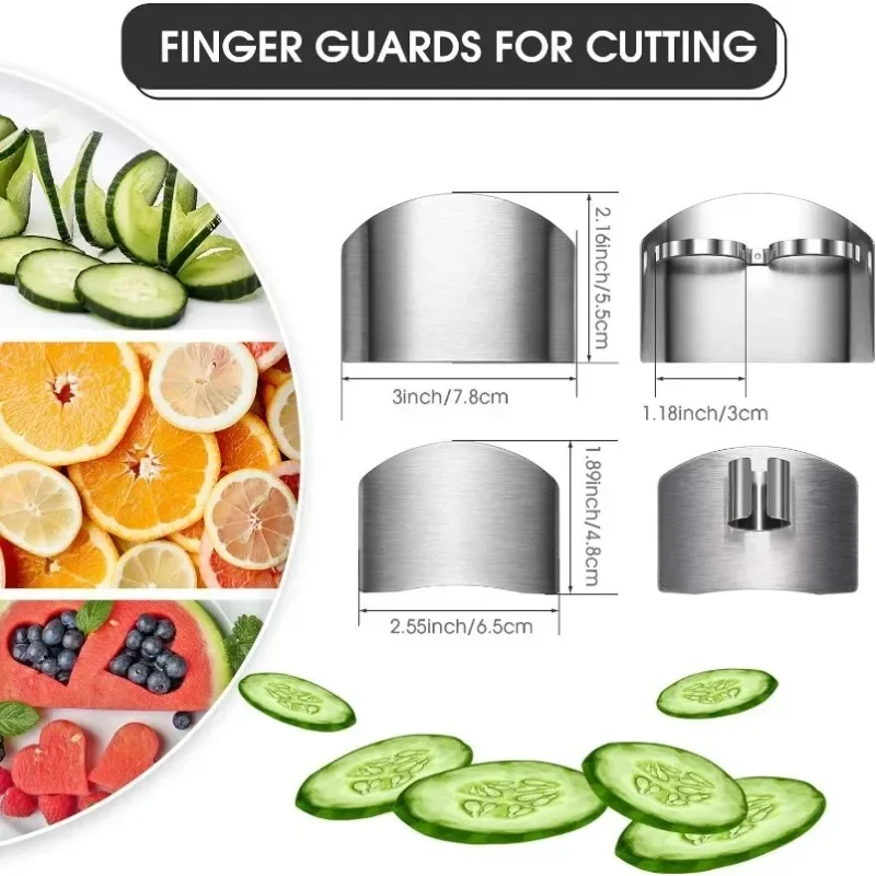 Kitchen Gadgets To Have - Stainless Steel Finger Guard for Cutting,