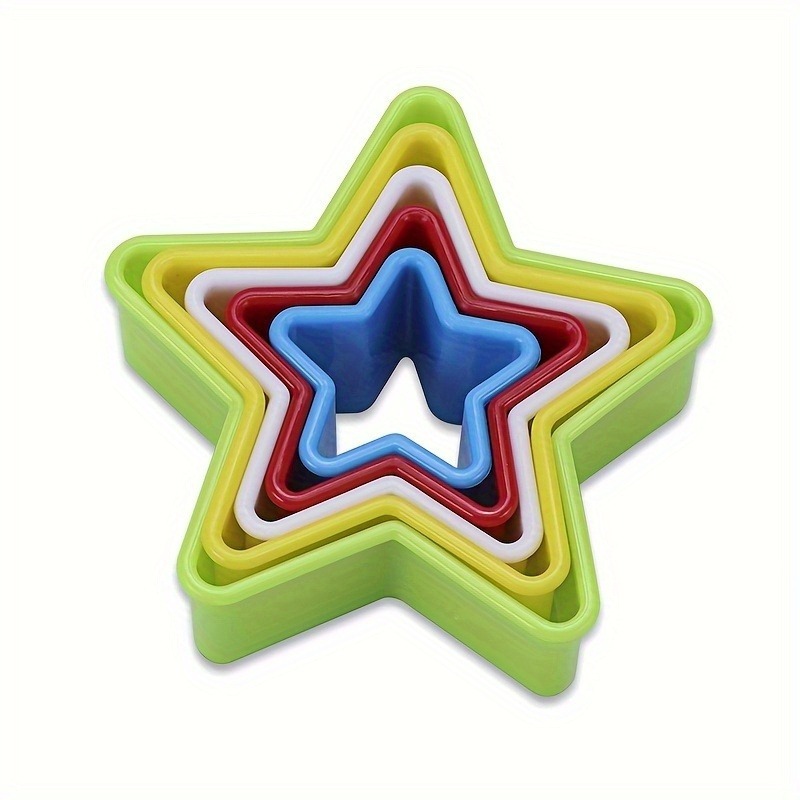 Kitchen Handy Gadgets - 1/2/3PCS Star Shaped Cookie Cutters, Plastic