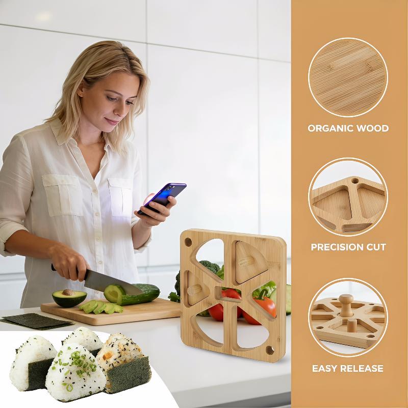 Kitchen Gadgets To Gift - Japanese Sushi Onigiri Mold 5 6