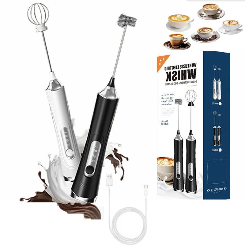 Kitchen Handy Gadgets - USB Electric Milk Frother Handheld Milk