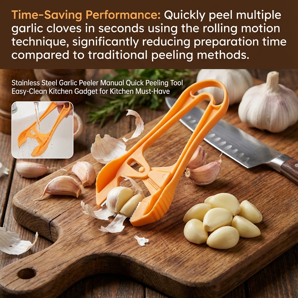 Stainless Steel Garlic Peeler  - Kitchen Gadgets To Have ulasan dan harga