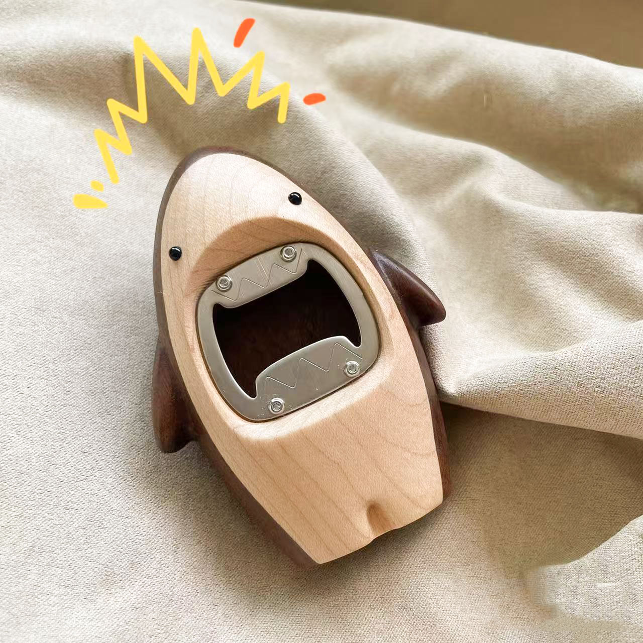 Creative Wooden Shark Bottle O - Kitchen Gadgets To Gift ulasan dan harga