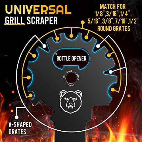 Grill Scraper Gift Set – Perfe - Kitchen Gadgets Stocking Stuffers ulasan dan harga