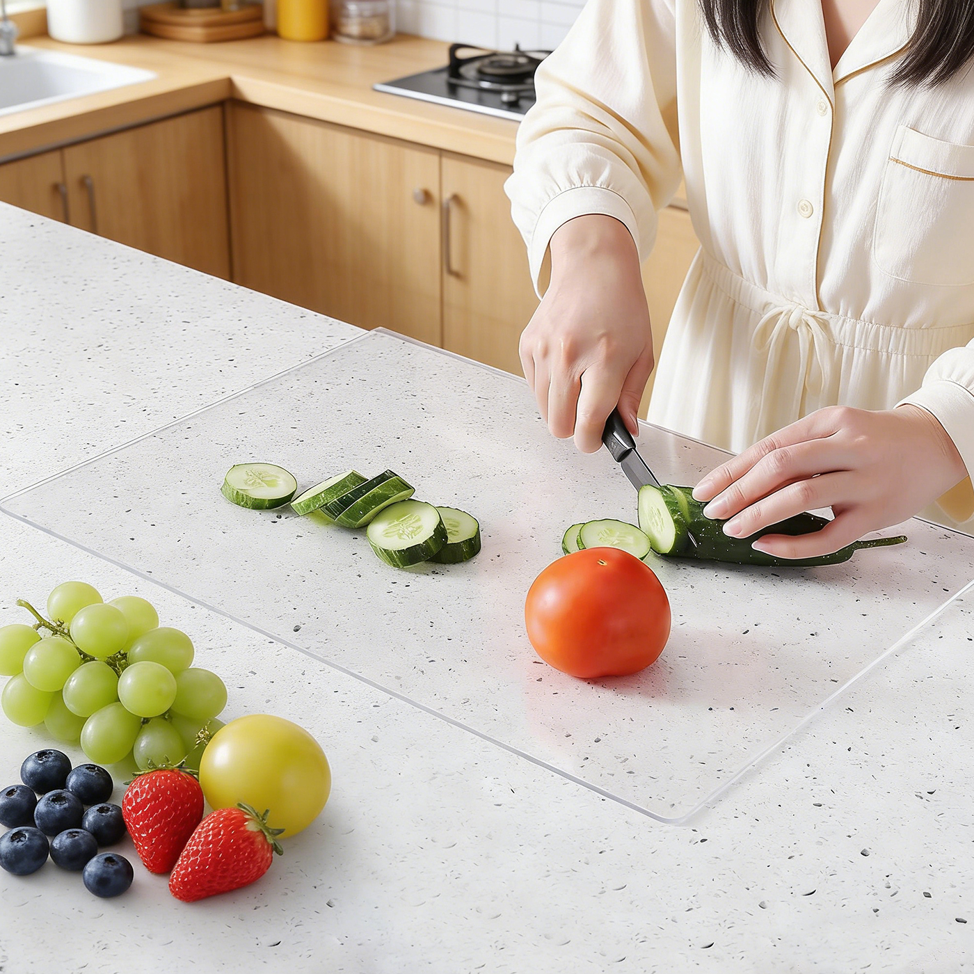 Acrylic transparent cutting bo - Kitchen Gadgets To Have ulasan dan harga