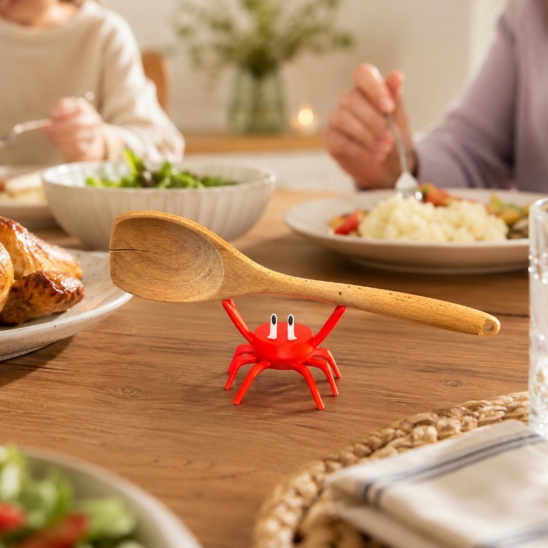 Red Crab Spoon Rest, Cute Crab - Kitchen Gadgets To Gift ulasan dan harga