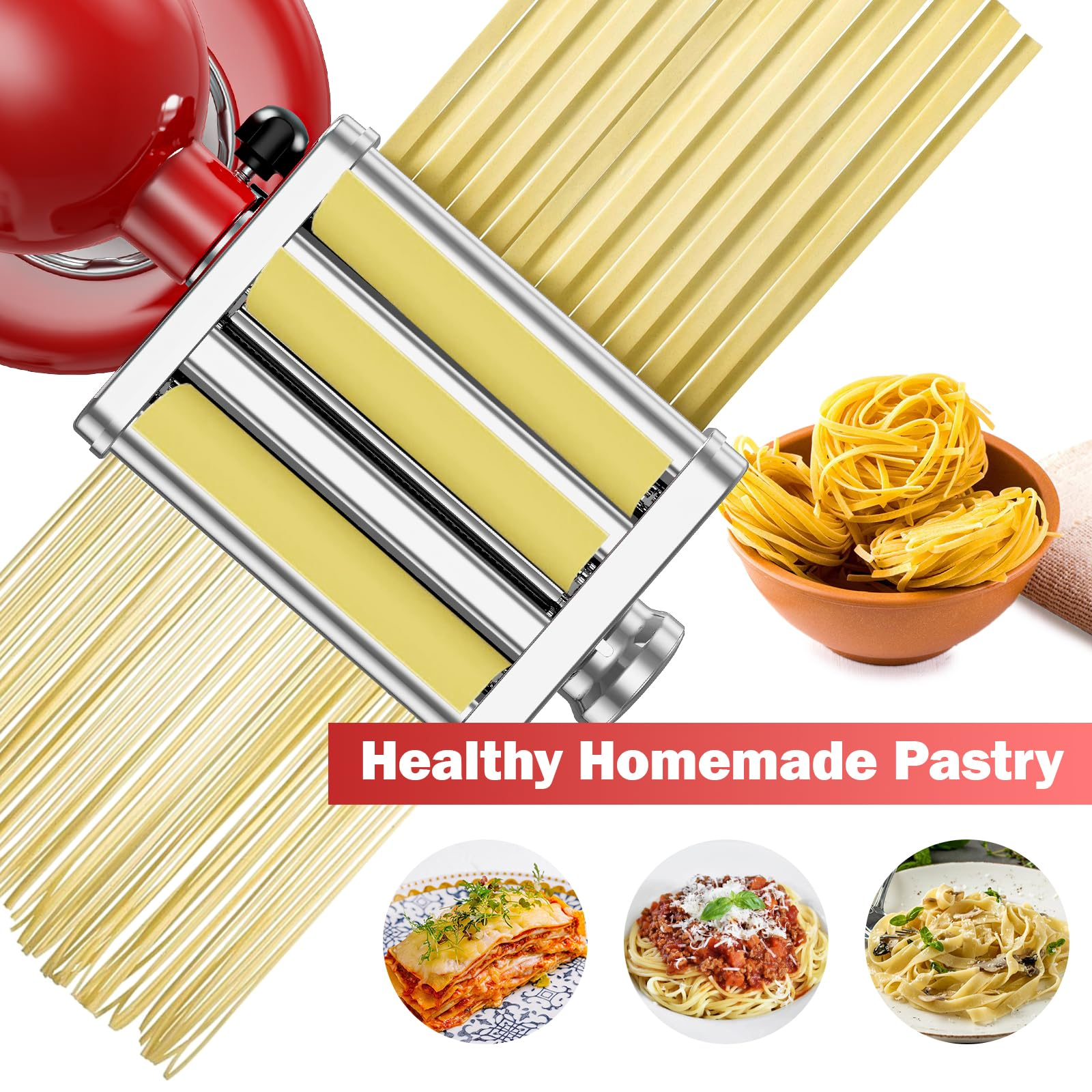 Gvode 3 in 1 Pasta Attachment  - Kitchen Gadgets Machine ulasan dan harga