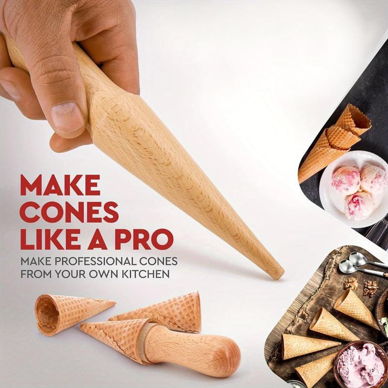 Popular 1pc, Wooden Ice Cream  - Kitchen Gadgets Popular ulasan dan harga